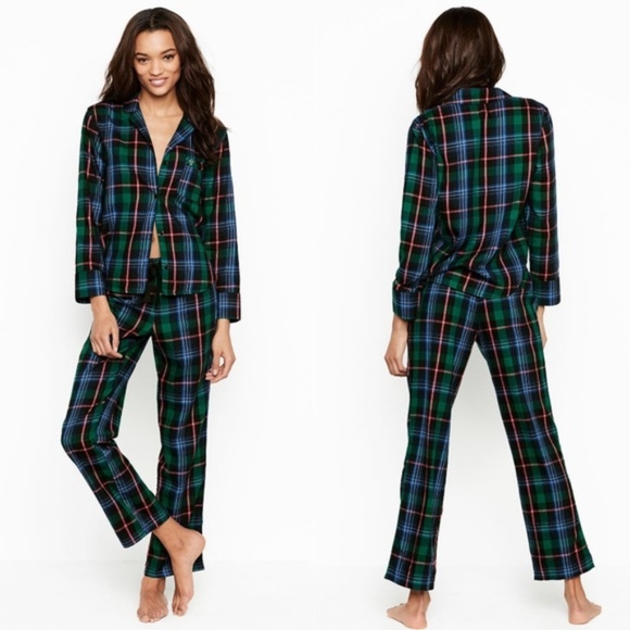 Victoria’s Secret Plaid Flannel PJ NWT Sz Small - Picture 3 of 4